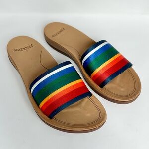 NWOT Pendleton National Park Crater Lake Leather Slide Sandal Size 7